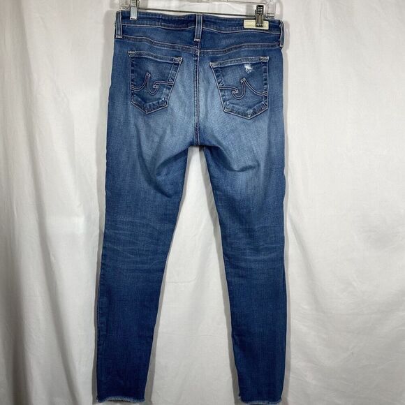 AG Adriano Goldschmied The Legging Ankle Super Skinny Jeans Women's 28R Blue - Picture 3 of 7